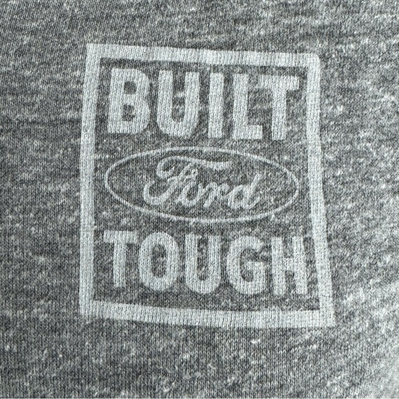 Ford built tough women’s gray hoodie zip up official authentic garment size L - Picture 7 of 7